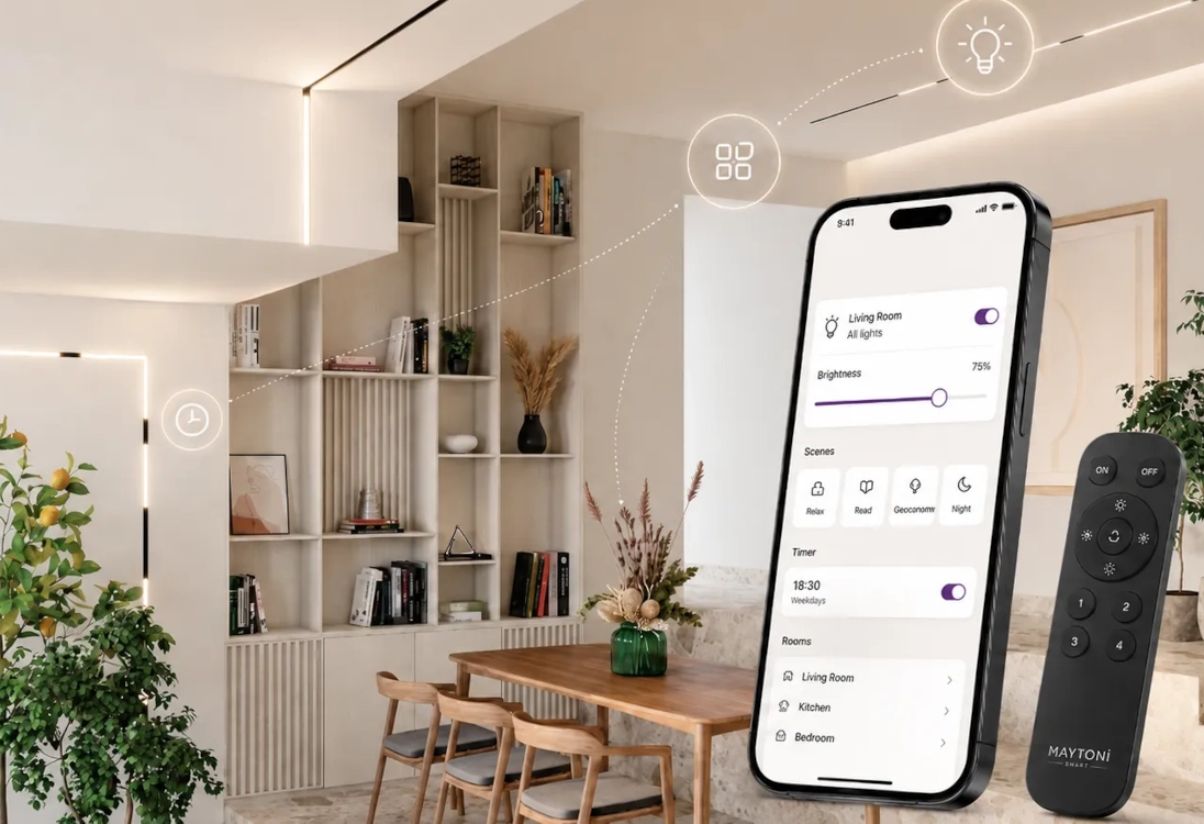 Maytoni Exility Smart Magnetic Track System – intelligent skenbelysning av ny generation