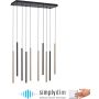 Paul Neuhaus FLUTE 2110-18 Hängande lampa 10x42W/LED 3000k 5200lm ip20