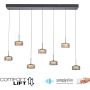 Paul Neuhaus RIKA 2115-18 Hängande lampa 7x61W/LED 3000k 7350lm ip20