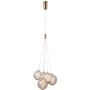 Italux Butero PND-34359-5-HBR-AMB Hängande lampa 5x20W/LED 3000K 1830lm IP20