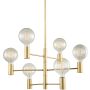 Italux Veva MDM3339/6 GD Taklampa 6x40W/E27 IP20