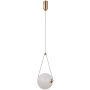 Italux Rastia PND-34361-M-HBR-OPAL Hängande lampa 1x9W/LED 3000K 975lm IP20