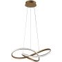Italux Consa PND-19221C-GD Hängande lampa 1x40W/LED 3000K/4000K/6000K 3400lm IP20