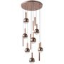 Italux Camino PND-24038-12A-COPP Hängande lampa 12x60W/LED 3000K 2469lm IP20