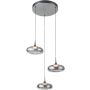 Italux Tenele PND-24028-3A-SILV Hängande lampa 3x21W/LED 3000K 1300lm IP20