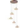 Italux Tenele PND-24028-5A-COPP Hängande lampa 5x35W/LED 3000K 1514lm IP20