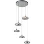 Italux Tenele PND-24028-5A-SILV Hängande lampa 5x35W/LED 3000K 1514lm IP20