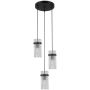Italux Merto PND-40930-3A-BK Hängande lampa 3x40W/E14 IP20