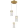 Italux Merto PND-40930-3A-GD Hängande lampa 3x40W/E14 IP20