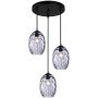 Italux Novala PND-3031-3A-BK-SG Hängande lampa 3x40W/E27 IP20