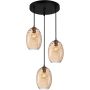 Italux Novala PND-3031-3A-BRO-AMB Hängande lampa 3x40W/E27 IP20