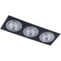 Italux Mooty BL MQ71805-3AB Inbyggd downlight 3x50W/GU5,3 IP20