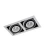 Italux ALESSO GL7116-2/36W WH+BL Inbyggd downlight 2x36W/LED 2770LM IP20