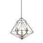 Italux MARESMO PEN-6369-3-BKBR Hängande lampa 3x40W/E14