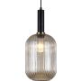 Italux ANTIOLA PND-5588-1L-BK+AMB Hängande lampa 1x40W/E27 IP20