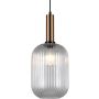 Italux ANTIOLA PND-5588-1L-BRO+CL Hängande lampa 1x40W/E27 IP20