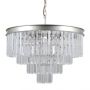 Italux VERDES PND-44372-8A-SLVR-BRW Hängande lampa 8x40W/E14 IP20