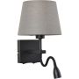 Italux NORTE WL-1122-2-BL-BM-RO-GR Vägglampa 2x60W, 3W/E27, LED 3000K 350LM IP20