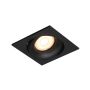 Italux Ponar DL-26451-GU10-BK Inbyggd downlight 1x10W/GU10 IP20