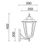 Novolux ELITE 6 096G-G05X1A-01 Konsollampa 1x42W/E27 IP43