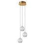 Light Prestige Brillant LP-3303/3P GD Hängande lampa 3x11W/LED 1080lm IP20