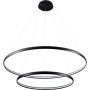 Zuma Line CARLO PL210503-800+1200-BK Hängande lampa 2x65W/LED 4000K 3900LM IP20