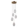 Italux Alani PND-34375-5-HBR Hängande lampa 5x28W/LED 3000K 2184lm IP20