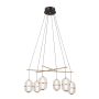 Italux Alani PND-34375-6-BK Hängande lampa 6x32W/LED 3000K 2496lm IP20