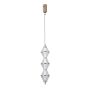 Italux Fuente PND-34395-3V-HBR Hängande lampa 3x15W/LED 3000K 1108lm IP20