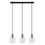 Italux LAMEZIA PND-67594-3-BRO+CL Hängande lampa 3x40W/E27 IP20