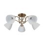 Italux Lugano PND-5643-5-HBR Taklampa 5x40W/E27 IP20