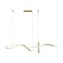 Italux Mila PND-23523-GD Hängande lampa 1x40W/LED 3000K|4000K|6000K 3700lm IP20