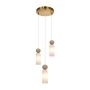 Italux Santos PND-95331-3-BRSS Hängande lampa 3x40W/G9 IP20