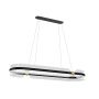 Italux Sopla PND-63728-56W-3K-BK-GD Hängande lampa 1x56W/LED 3000K 3900lm IP20