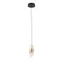 Italux Tonga PND-26374-1-8W-3K-BK-GD Hängande lampa 1x8W/LED 3000K 650lm IP20