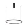 Italux Vinola PND-56135B-060RPP-BK-3KS4K-TRDIMM Hängande lampa 1x38W/LED 3000K|4000K 3040lm IP20