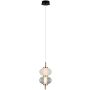 Italux Testa PND-84938-2-BK Hängande lampa 1x8W/LED 3000K 500lm IP20