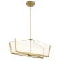 Quintiesse CALTERS QN-CALTERS-ISLE-CG Hängande lampa 1x50.8W/LED 3000k 5440LM