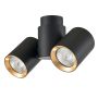 Light Prestige Boston LP-741/2W BK/GD Spotlampa 2x50W/GU10 IP20