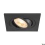 SLV NEW TRIA 1007378 Inbyggd downlight 1x10W/GU10 IP20