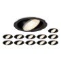 SLV UNIVERSAL DOWNLIGHT 1008066 Inbyggd downlight 12x7W/LED 2700K/3000K/4000K/6500K 670lm|680lm|690lm|680lm