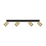 Italux Nesto SPL-23436-4-BK-GD Spotlampa 4x10W/GU10 IP20