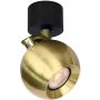 Italux Lafin SPL-45379-1R-BK-GD Spotlampa 1x10W/GU10 IP20