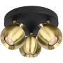 Italux Lafin SPL-45379-3R-BK-GD Spotlampa 3x10W/GU10 IP20