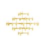 King Home ATOMIC GRANDE XCP9120-30.GOLD Hängande lampa 30x10W/G9 IP20