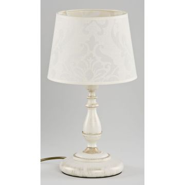 Alfa ROKSANA WHITE 18538 Bordslampa 1x60W/E27