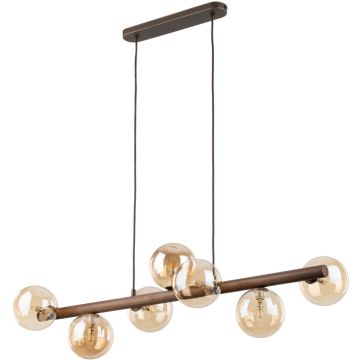 TK Lighting ESTERA WOOD 11096 Hängande lampa 7x8W/G9 IP20