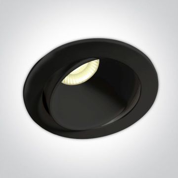 One Light Recessed Spots 11106PK/B/W Inbyggd downlight 1x8W/LED 3000K 850lm IP54