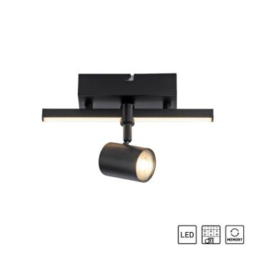 Paul Neuhaus BARIK 6523-18 Spotlampa 2x4,5W|3W/GU10|LED 3000K 600LM IP20