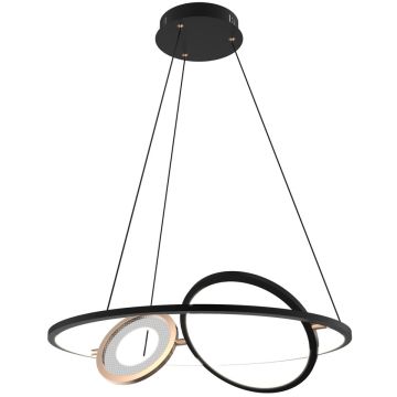 Altavola Design Seppia LA115/P_62_1+2_3k_black_gold Hängande lampa 1+2x45W/LED 3000K 2750lm IP20
